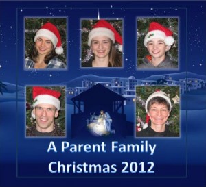 A Parent Family Christmas 2012 Front Cover